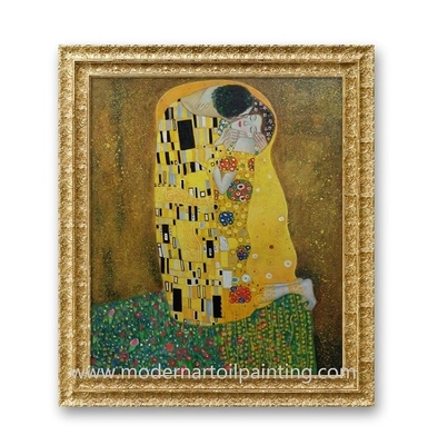 Ręcznie malowane reprodukcji obrazów olejnych na płótnie pocałunek Obraz olejny do dekoracji wnętrz